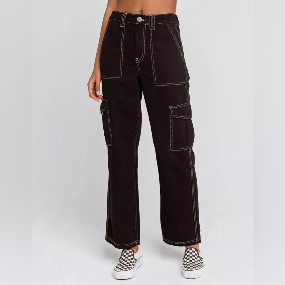 Urban Outfitters BDG Skate Jean in Black with White Stitching, size 32- like new